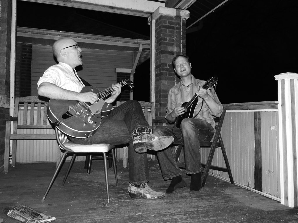 The Mountainaires. Jon Williams, guitar. Kenneth Rainey, mandolin. Photo by Kenneth Rainey.